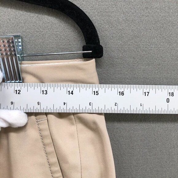 Banana Republic Martin Fit Trouser Pants Womens Size 4 Beige Stretch Straight - Picture 10 of 12